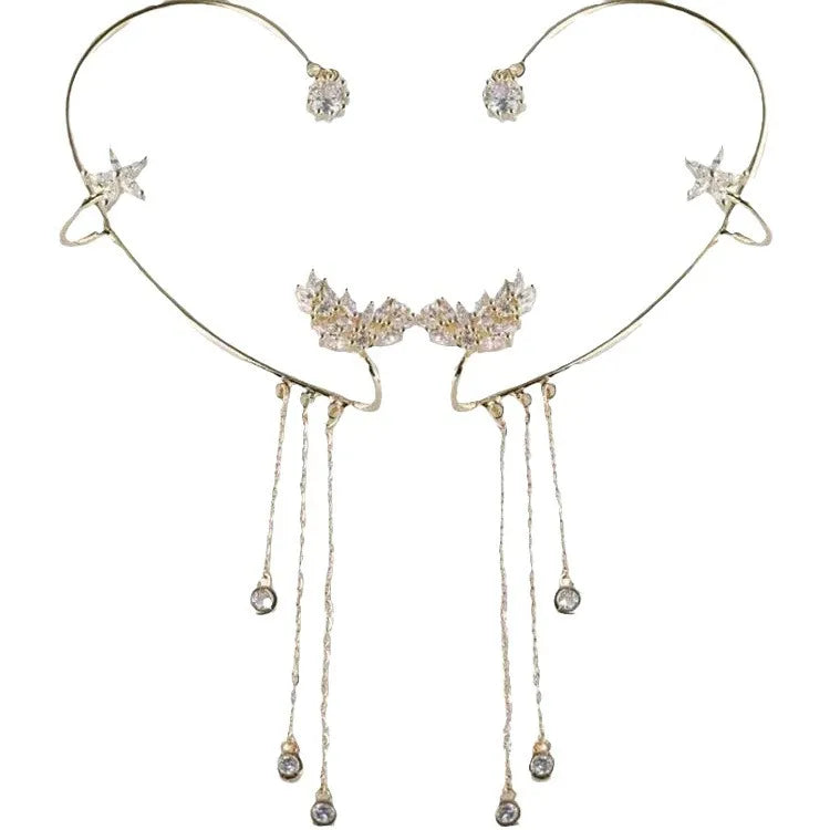 LumiStar Cascade Earrings - Instant Elegance & Sparkle + 50% OFF