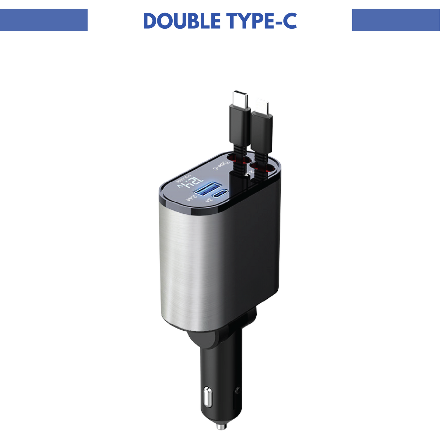 SHOPREXO™ 4 IN 1 CAR CHARGER ADAPTER