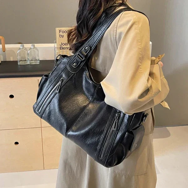 LuxeCarry™ - Leather Handbag