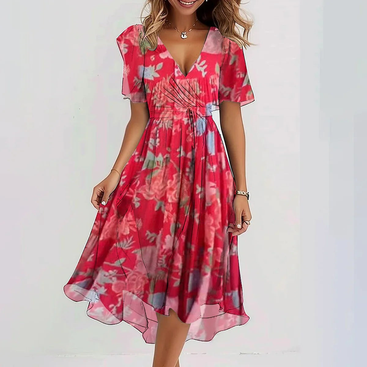 Junoelle | Stylish Chiffon Dress