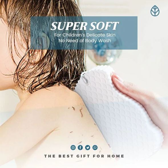 Super Soft Exfoliating Bath Sponge - thedealzninja