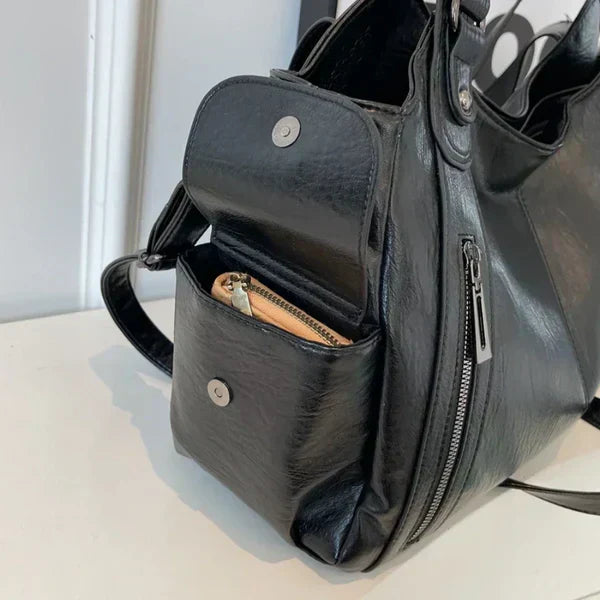 LuxeCarry™ - Leather Handbag