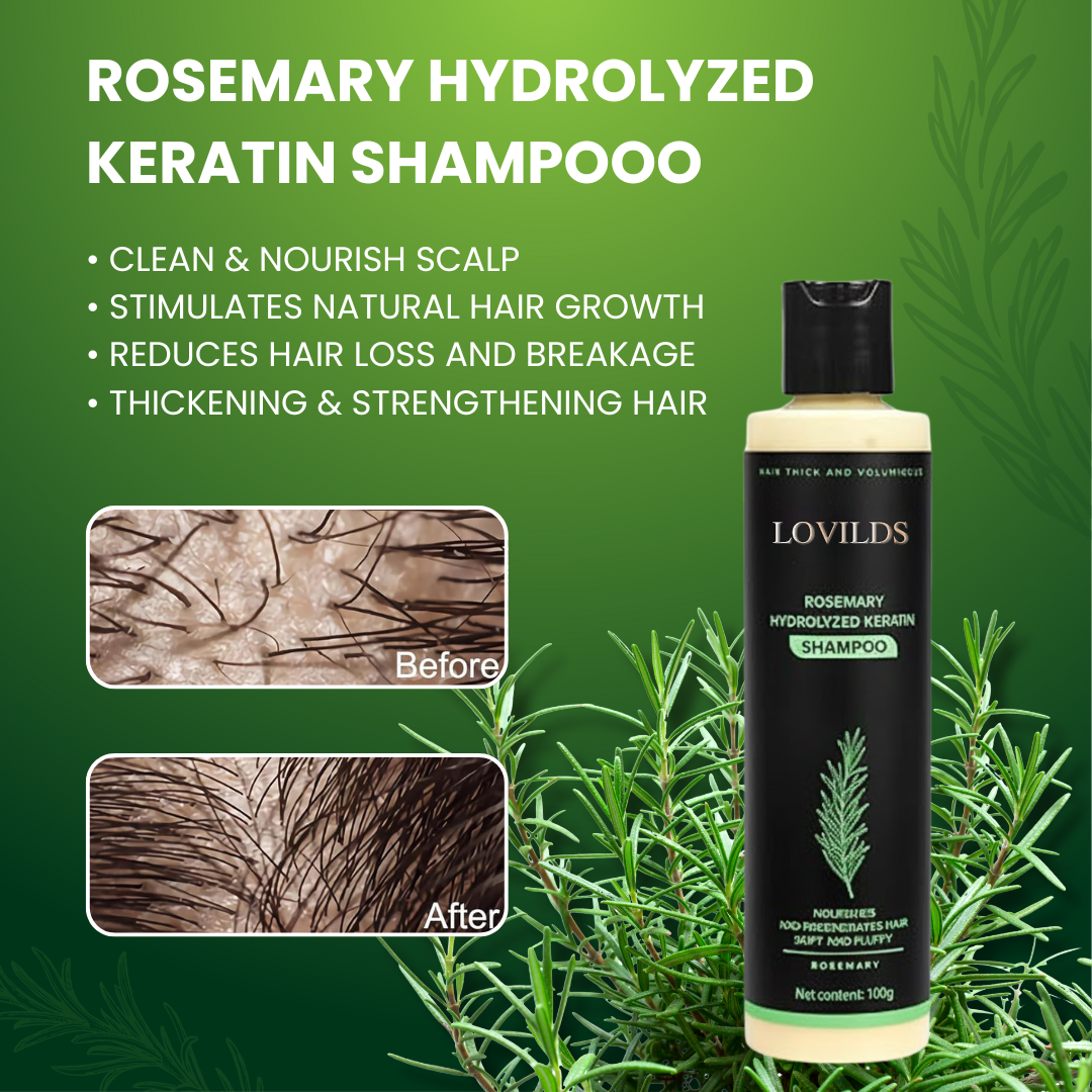 The HydroKeratin Shampoo - Voluminous Hair, Zero Damage + 50% OFF
