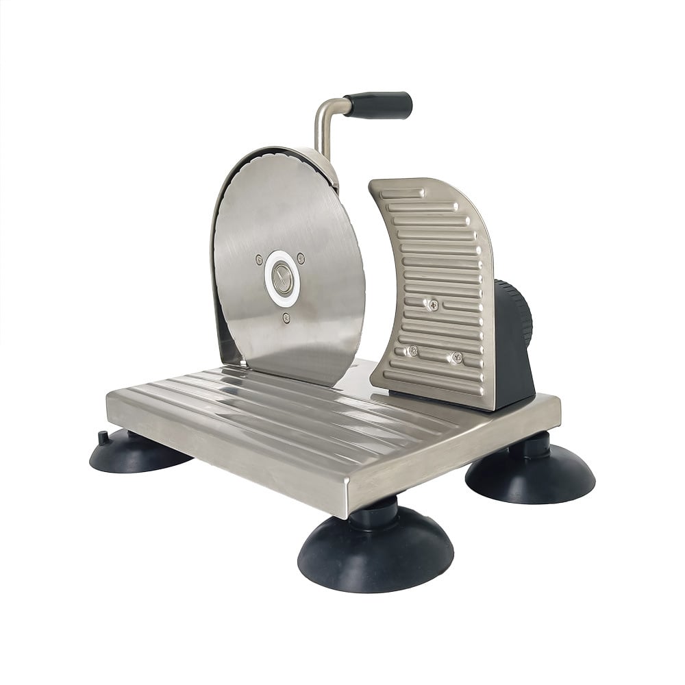 Classic manual bread slicer, 🍞thickness adjustable hand crank home bread slicer