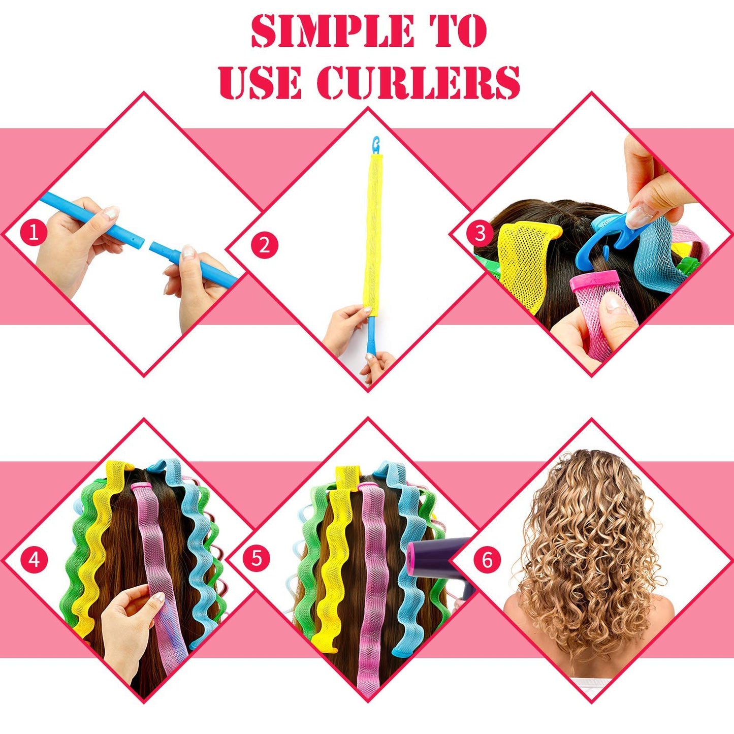 Waveformers™ 12pcs — Effortless, Damage-Free Curls That Turn Heads Instantly