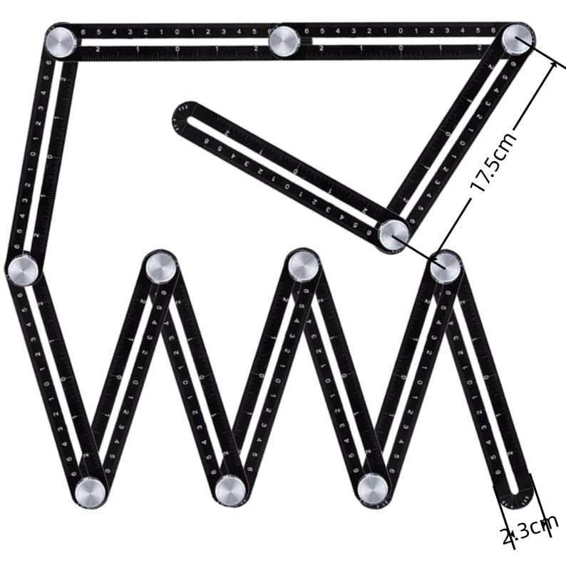 12-fold Multi Angle Measuring Ruler