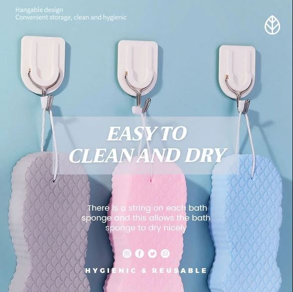 Super Soft Exfoliating Bath Sponge - thedealzninja