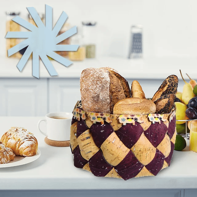 Woven Spiral Storage Basket Template