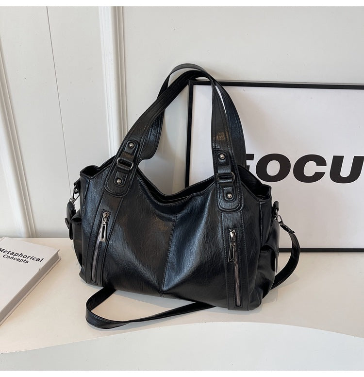LuxeCarry™ - Leather Handbag