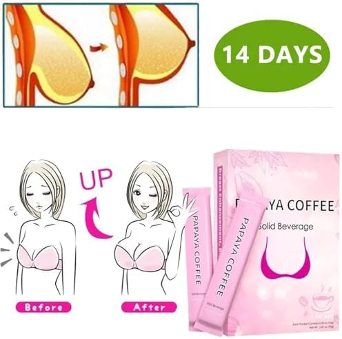 Papaya Coffee for Breast 16bags/Box (2 Boxes)
