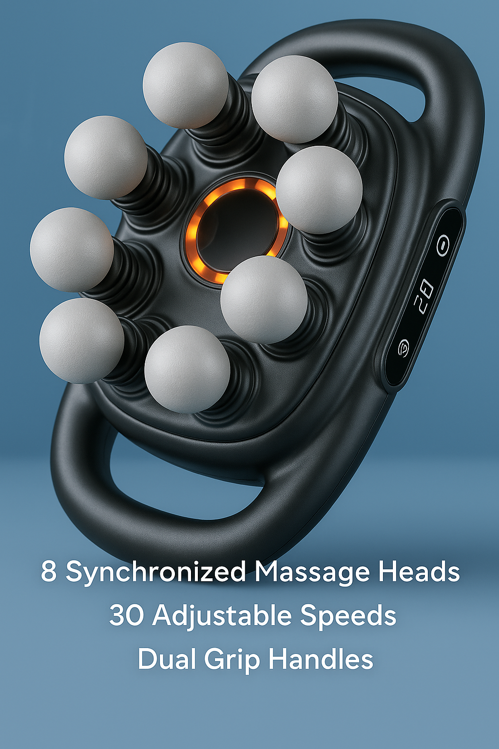 OctoRelief™ 8-Head Massage Gun