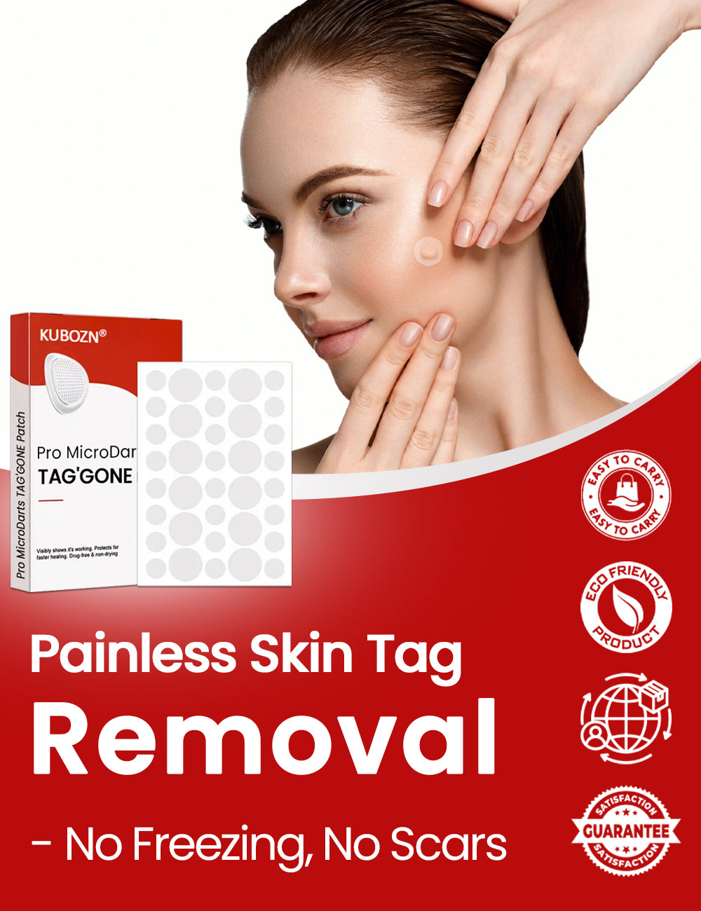 KUBOZN® Pro MicroDarts TAG'Gone Patch