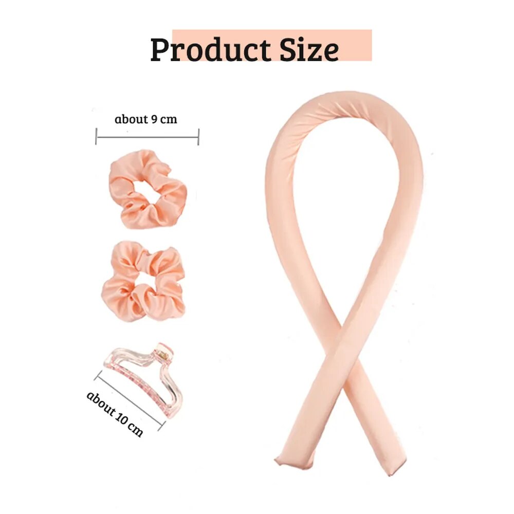 Heatless Hair Curling Wrap Kit