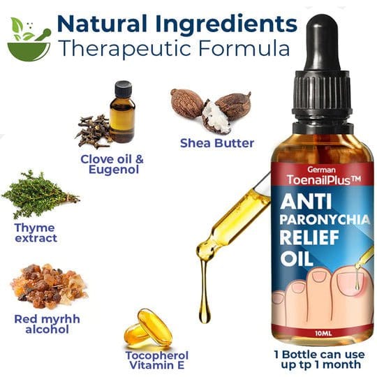 German ToenailPlus™ Anti-Paronychia Relief Oil - flowerence