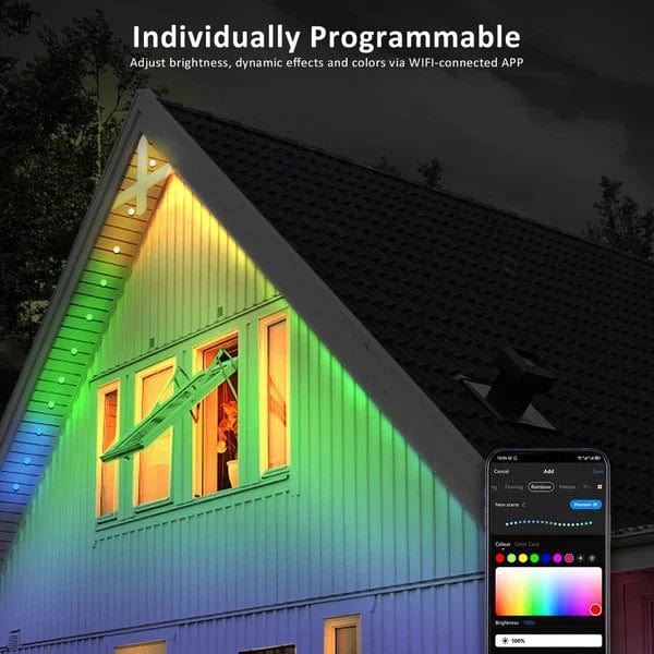 Glizm Outdoor Holiday Lighting 12$ TODAY ONLY