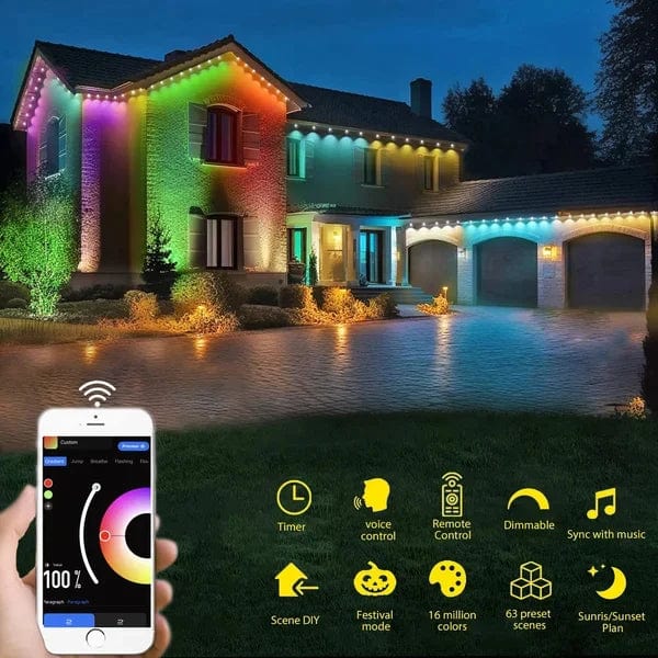 Glizm Outdoor Holiday Lighting 12$ TODAY ONLY
