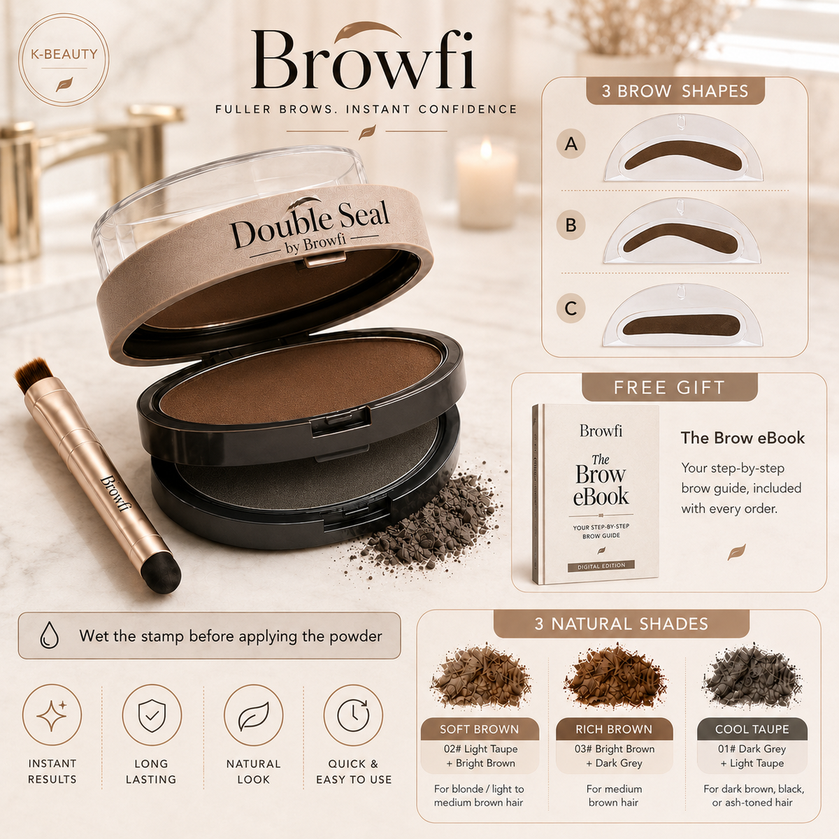 BROWFI™ - Perfect Eyebrows in 5 seconds