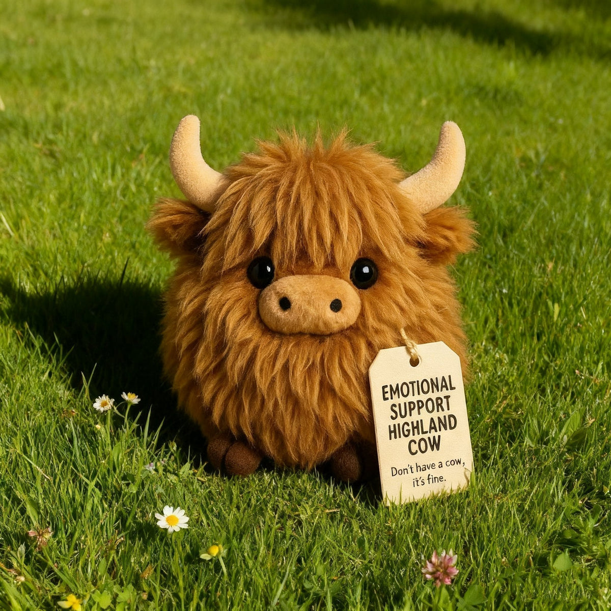 HuggyHorn - Emotional Support Highland Cow