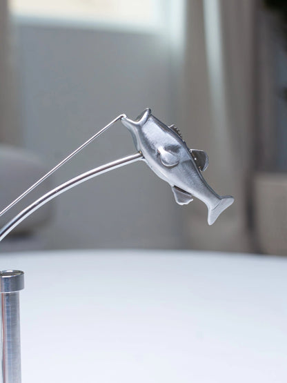 🎣The Fisherman & Biker Balancing Sculpture