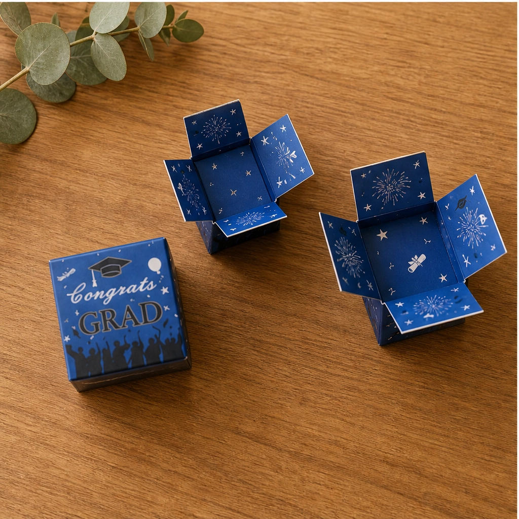 Jubilee™ – Surprise Pop-Up Gift Box Set with Confetti & Wrapping for Graduation + 50% OFF