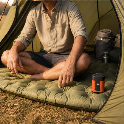 maviglow™ – Cordless USB-Rechargeable Mini Air Pump with LED Light  