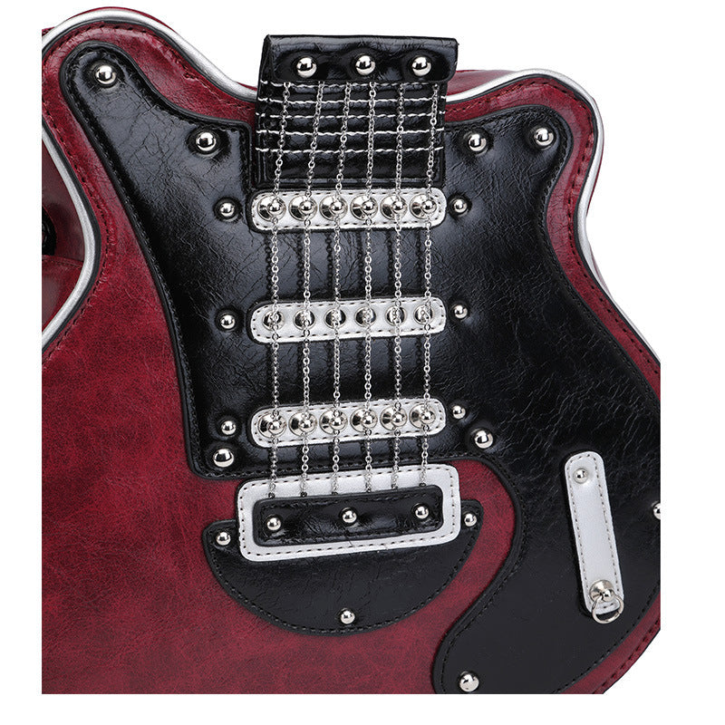 Y2k Style Vintage Guitar Shaped Bag For Girls