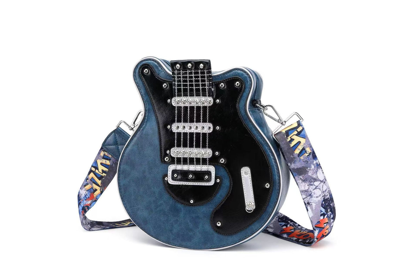 Y2k Style Vintage Guitar Shaped Bag For Girls