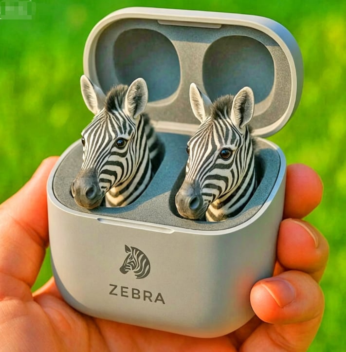 Cute Animal Shaped Bluetooth Earbuds-3D Stereo Animal Design | Wireless Earphones with Cartoon Charging Case