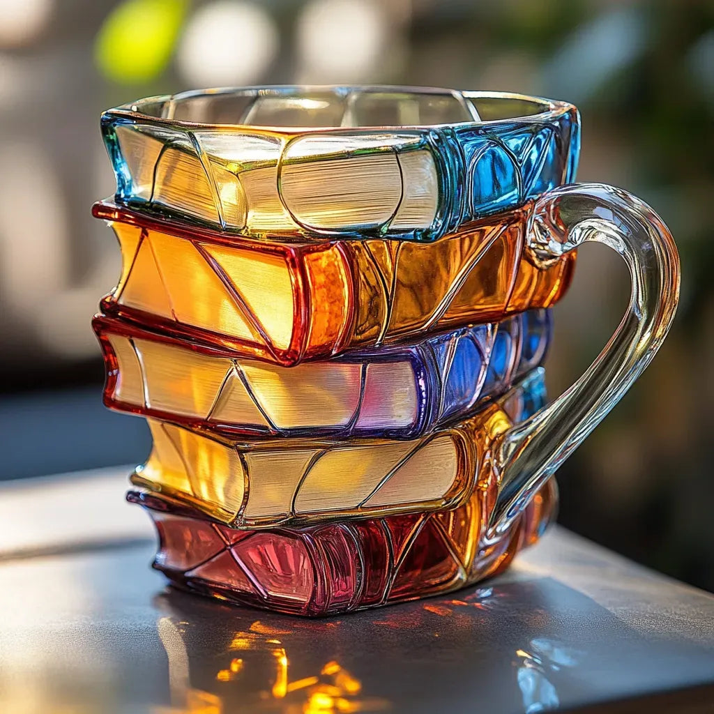 BookishBloom - Hand Painted Mug for Book Lovers