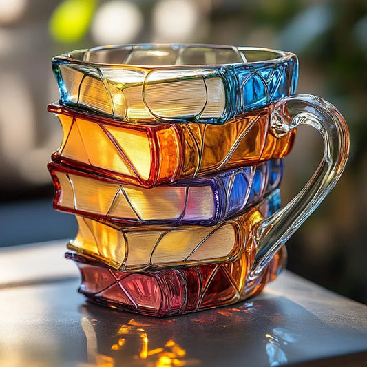 BookishBloom - Hand Painted Mug for Book Lovers