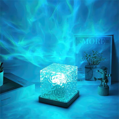 The Livorawell Cube - Water Ripple Projection and Customizable Ambiance + 50% OFF