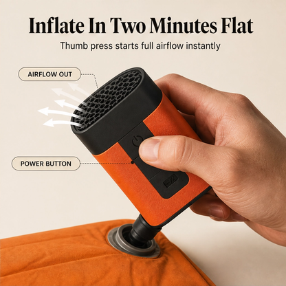 maviglow™ – Cordless USB-Rechargeable Mini Air Pump with LED Light  