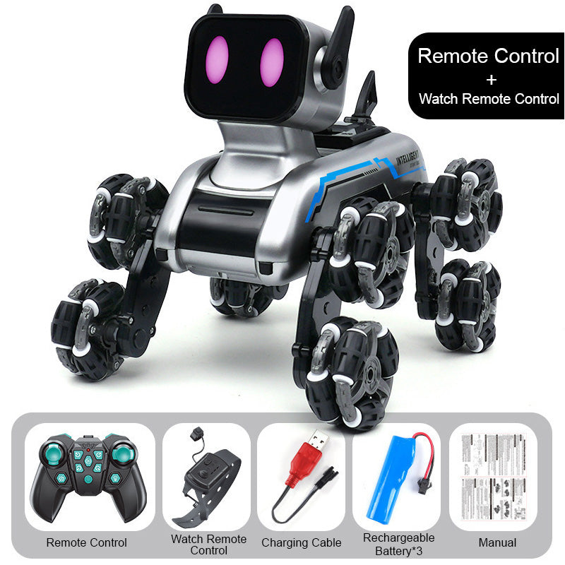 Rylo Stunt Dog Car — Gesture-Controlled Remote Toy with LED Lights