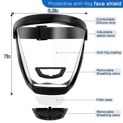 Anti-Dust & Fog-Resistant Face Shield