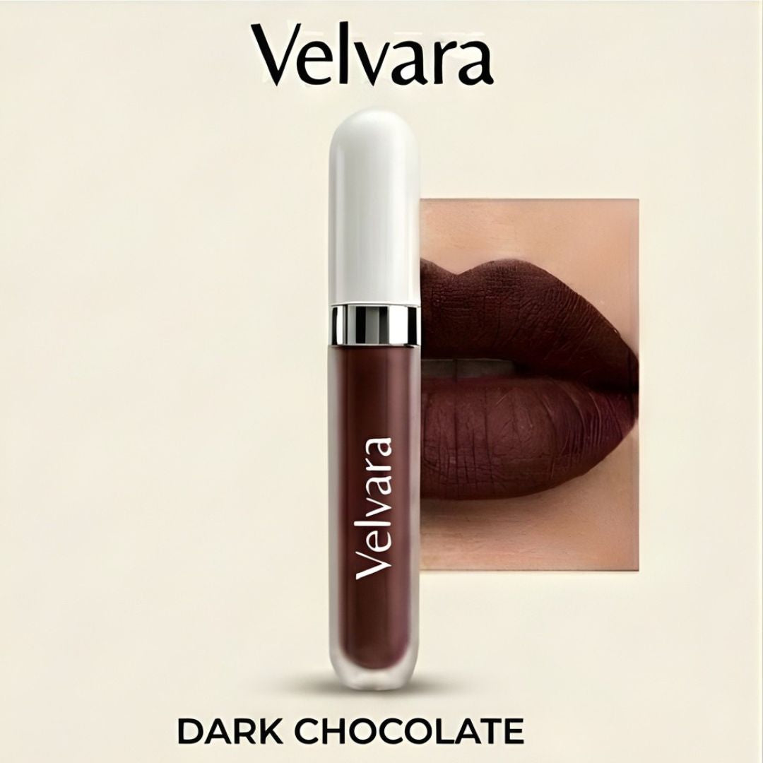 Velvara™ – Matte Liquid Lipstick Set, 10 Shades, Waterproof & Vitamin E + 50% OFF