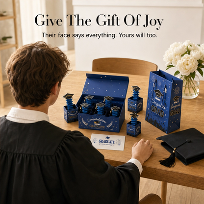 Jubilee™ – Surprise Pop-Up Gift Box Set with Confetti & Wrapping for Graduation + 50% OFF