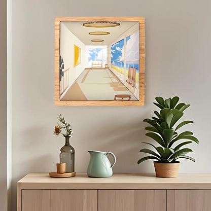 3D Naked Eye Visual Wall Lamp