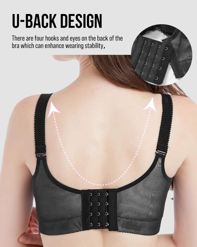 The RosyLift Support Bra - Rosy Lift, Full Cups, and Wireless Support + 50% OFF