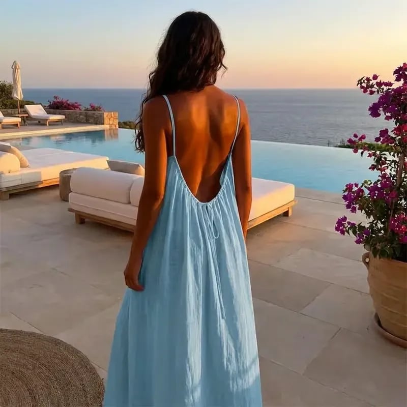 ✨Elegant Backless Cami Dress for Romantic Moments