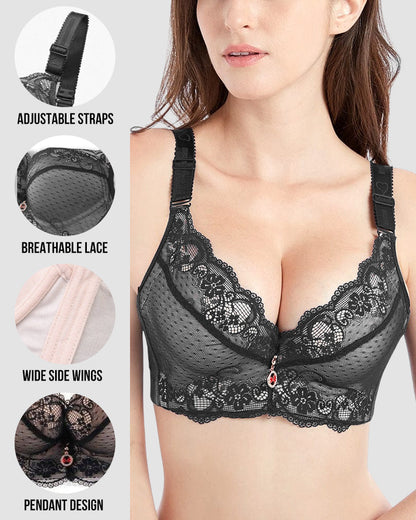 The RosyLift Support Bra - Rosy Lift, Full Cups, and Wireless Support + 50% OFF