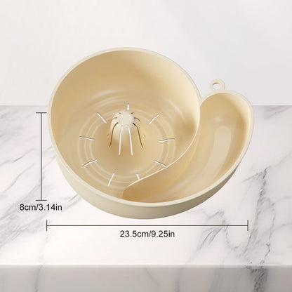 Liriox — Automatic Snail-Shaped Fruit and Vegetable Washing Basket