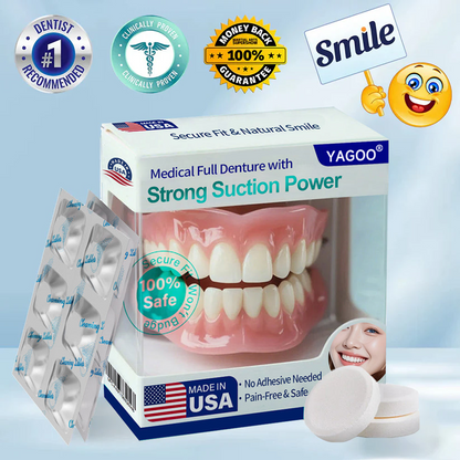 NaturaFit Medical Full Denture - A Secure Smile, A Natural Look + 50% OFF