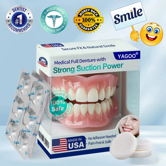 NaturaFit Medical Full Denture - A Secure Smile, A Natural Look + 50% OFF