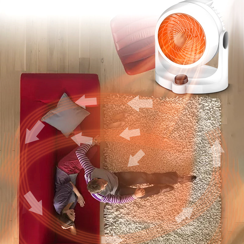 Comfortair Duo — 2-in-1 Fan Heater with Adjustable Airflow for Year-Round Comfort