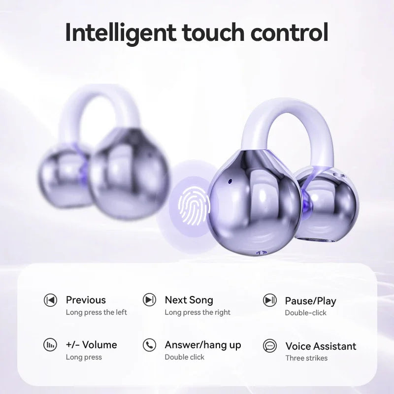 Ear Clip Bluetooth Headphones