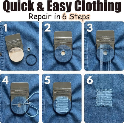 AWINQQY PatchMaker 2.0 Darning Loom Weaving Tool Kit