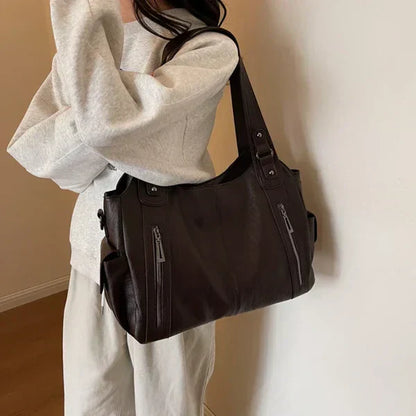 LuxeCarry™ - Leather Handbag
