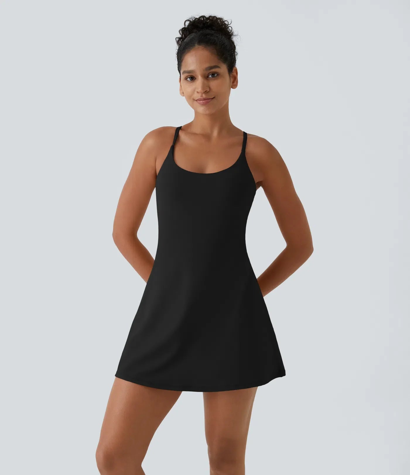 Plush Backless Active Dress