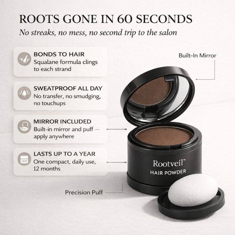 Lushade™ – Instant Scalp & Root Cover Hairline Powder + 50% OFF