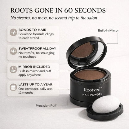 Lushade™ – Instant Scalp & Root Cover Hairline Powder + 50% OFF